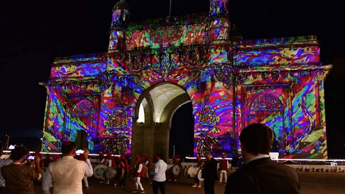 The Gateway of India, Mumbai, decorated for the G20 event | PTI