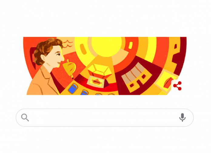 Google doodle of Mária Telkes