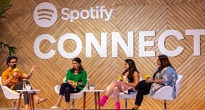 A session in progress at Spotify's IRL event in Mumbai | Credit" Spotify
