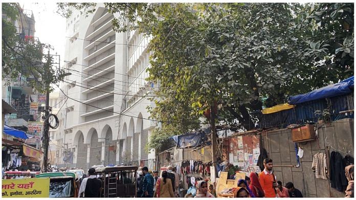 The Nizamuddin Markaz building in Delhi on Friday. | Gaurvi Narang | ThePrint