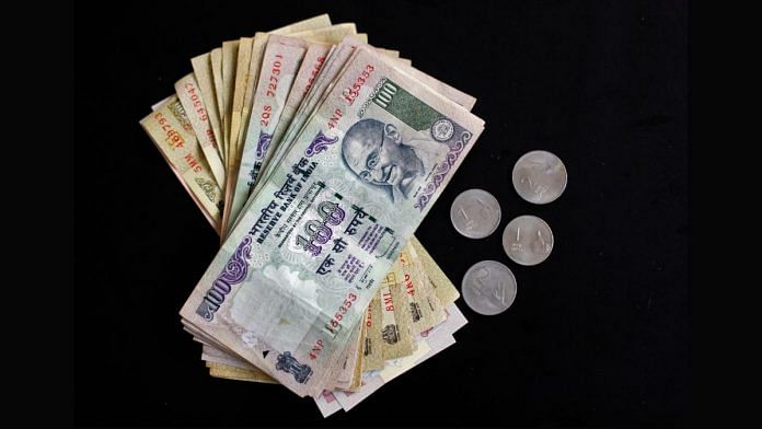 Indian currency of different denominations are seen in this picture illustration taken in Mumbai | Reuters/Vivek Prakash/Files