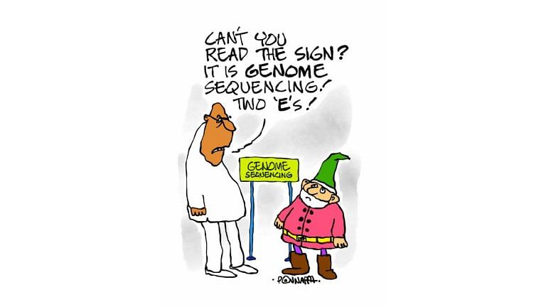 If gnomes form a conga line, is it g(e)nom(e) sequencing? And birds of a feather probe together