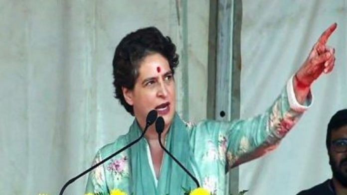File photo of Congress leader Priyanka Gandhi during Himachal poll campaign | ANI