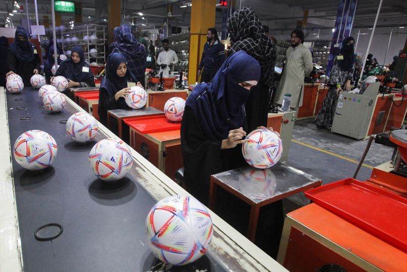 Soccer'MadeinSialkot' Adidas ball puts Pakistan in the World Cup