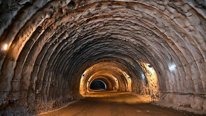 File photo of Zojila and Z-Morh tunnels | ANI