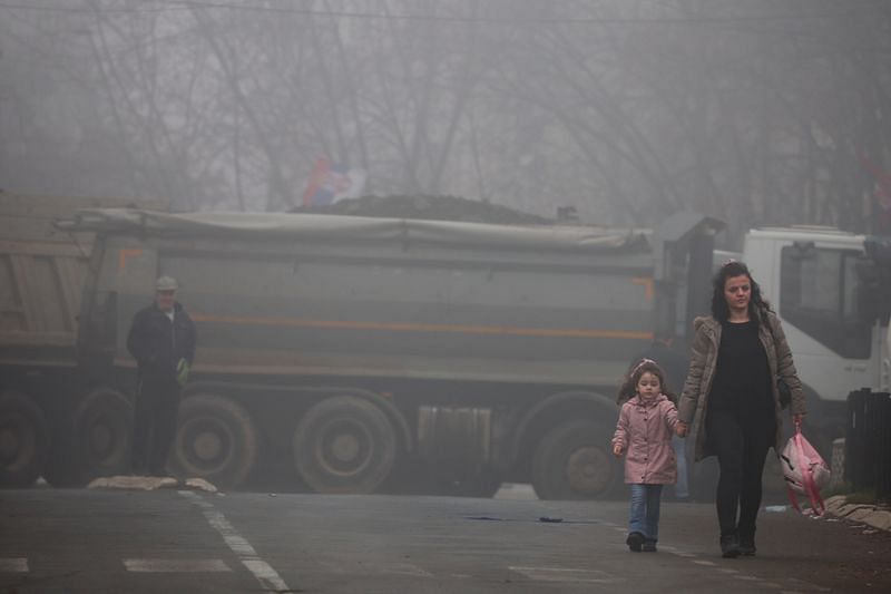 Tensions Rise In Northern Kosovo As Local Serbs Block Roads, Serbia ...