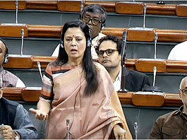 Mahua Moitra in the Lok Sabha | ANI Photo