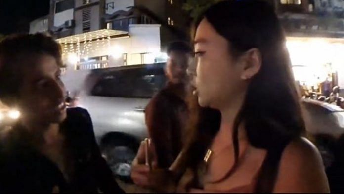 South Korean Twitch streamer Hyojeong Park was harassed in Mumbai on 29 November 2022 | Photo: Screengrab from Twitter video/ @Beaver_R6