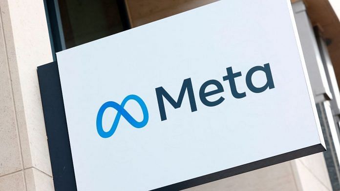 File photo of the logo of Meta Platforms' business group in Brussels, Belgium on 6 December, 2022 | Reuters