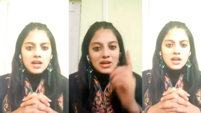 Yana Mir during news debate at journalist Arzoo Kazmi's show | YouTube
