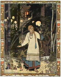 An illustration for ‘Vasilisa the Beautiful,’ a classic Russian fairy tale found in Indian editions of Soviet books childrens’s books | Wikimedia Commons