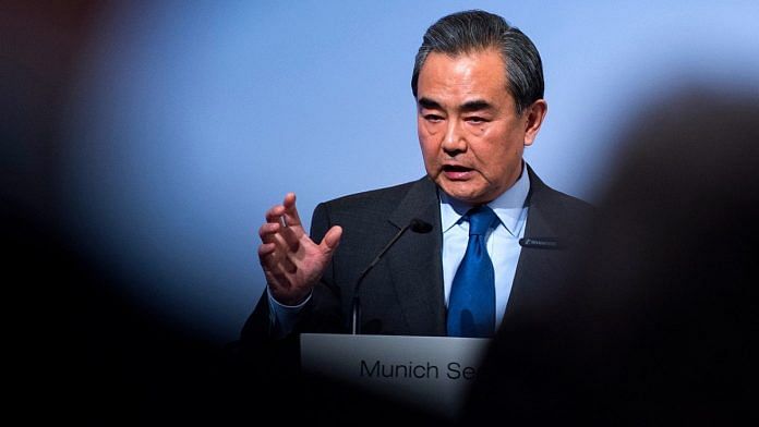 File photo of Chinese Foreign Affairs director Wang Yi | Commons