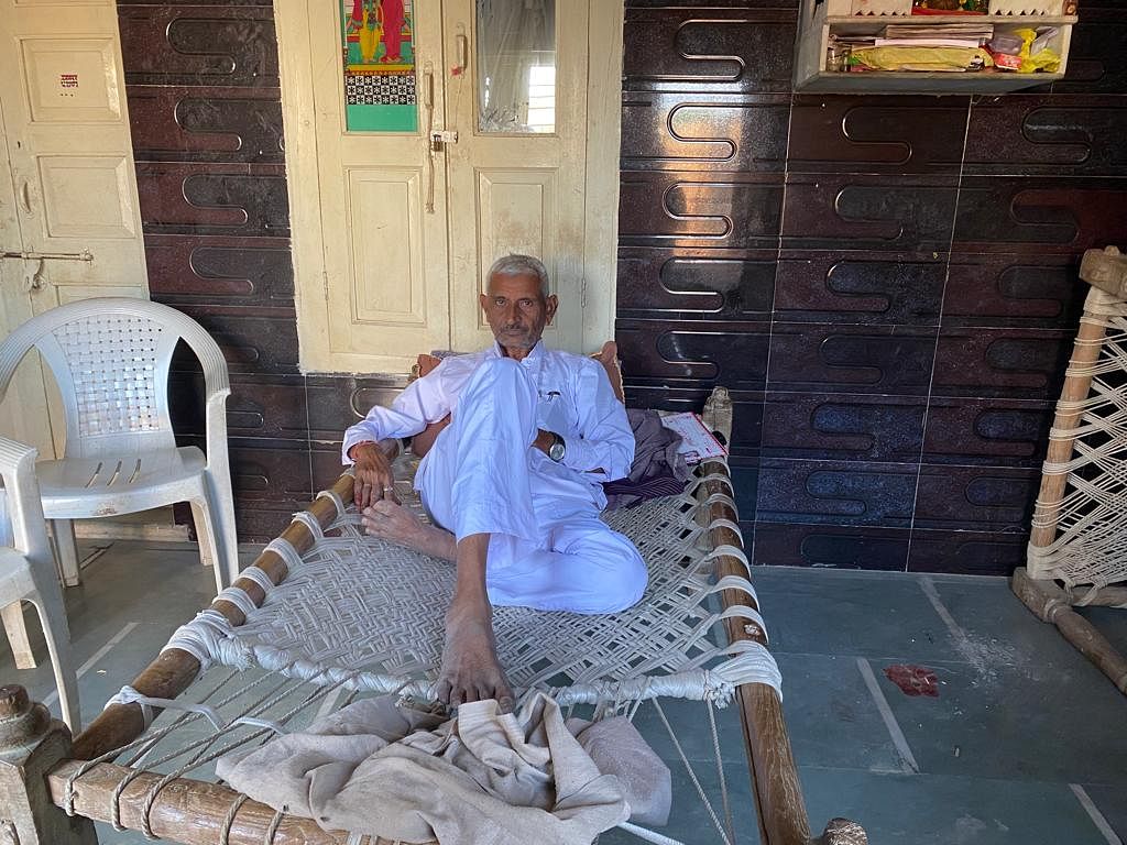 Basudev Bhailal at his home in Ambala village near Dholera. | Moushumi Das Gupta | ThePrint