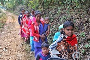 Adivasi women on the Goda hill | Praveen Jain, ThePrint