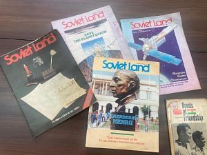 Copies of 'Soviet Land' magazine | Picture taken from 'Soviet Land' magazine | Courtesy: Russian Cultural Centre, Delhi | Sourced by Vandana Menon, ThePrint