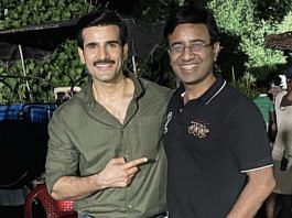 Amit Lodha (right) with his reel-life counterpart Karan Tacker. | Instagram / @karantacker
