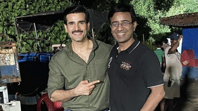 Amit Lodha (right) with his reel-life counterpart Karan Tacker. | Instagram / @karantacker