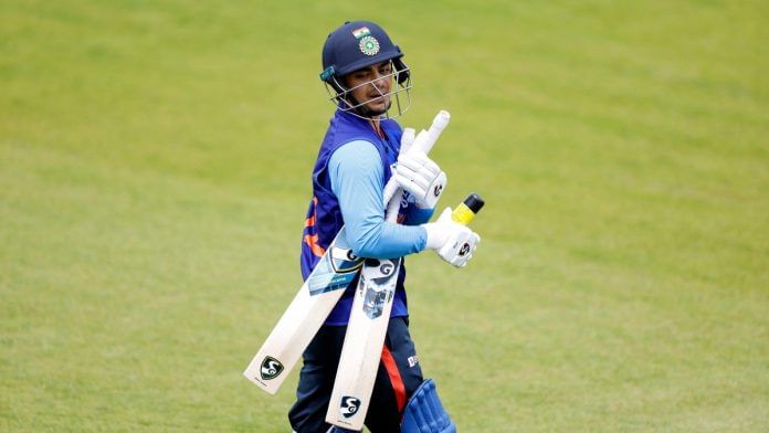 Ishan Kishan during the nets Action Images via Reuters/Peter Cziborra/File Photo