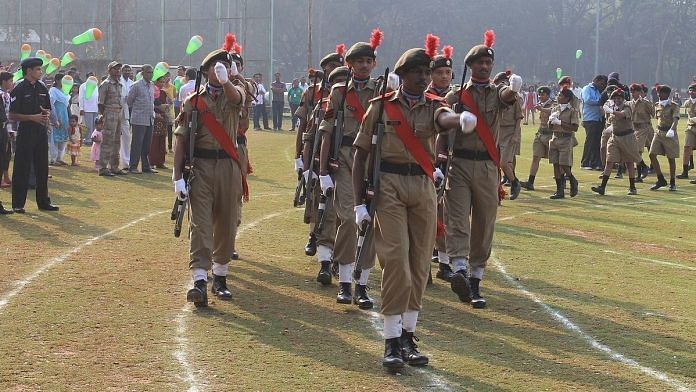 A file photo of NCC parade at by SD cadets at IIT Bombay. | Photo: Commons