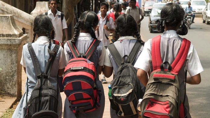 Representational image of school kids in India | Commons