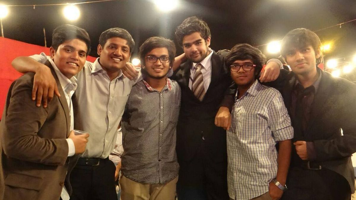 Vikrant with his friends | photo source: family