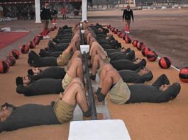 Agniveer recruits undergo training at a centre of Indian Army | Twitter | @IaSouthern