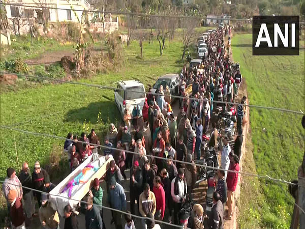 J-K: Large crowd attend last rites of six civilians killed in Dhangri village terrorist attack