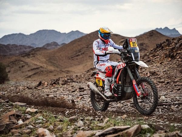 Hero MotoSports team achieves a podium in stage-2 at Dakar Rally 2023