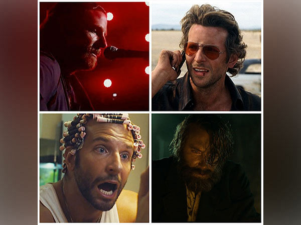 Bradley Cooper, star of the movie “The Hangover,” talks with