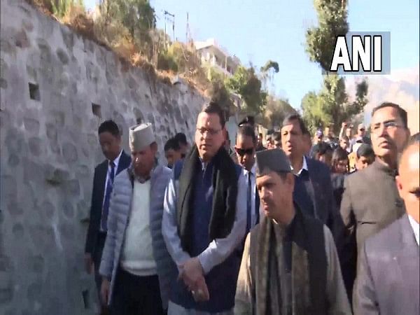 Uttarakhand: CM Dhami arrives in Joshimath to inspect 'sinking' town, meet families