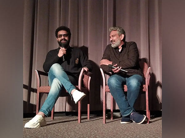  S S Rajamouli, Jr NTR receive standing ovation during 'RRR' screening in LA 