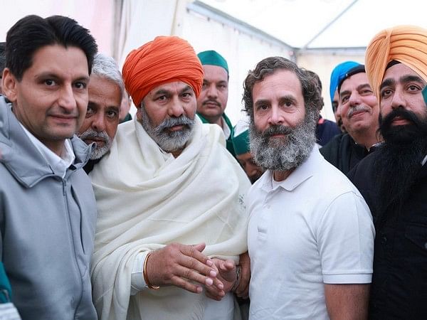 Rahul Gandhi Meets Farmers Leader Rakesh Tikait During Haryana Leg Of Bharat Jodo Yatra