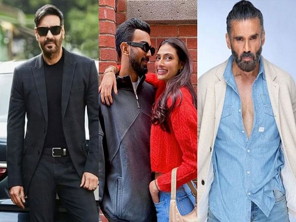 Ajay Devgn wishes Athiya Shetty, KL Rahul 