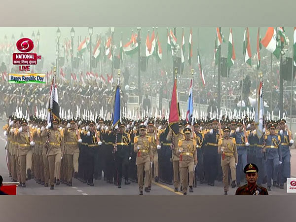 Republic Day Parade kicks off with Egyptian Army contingent's march on Kartavya Path