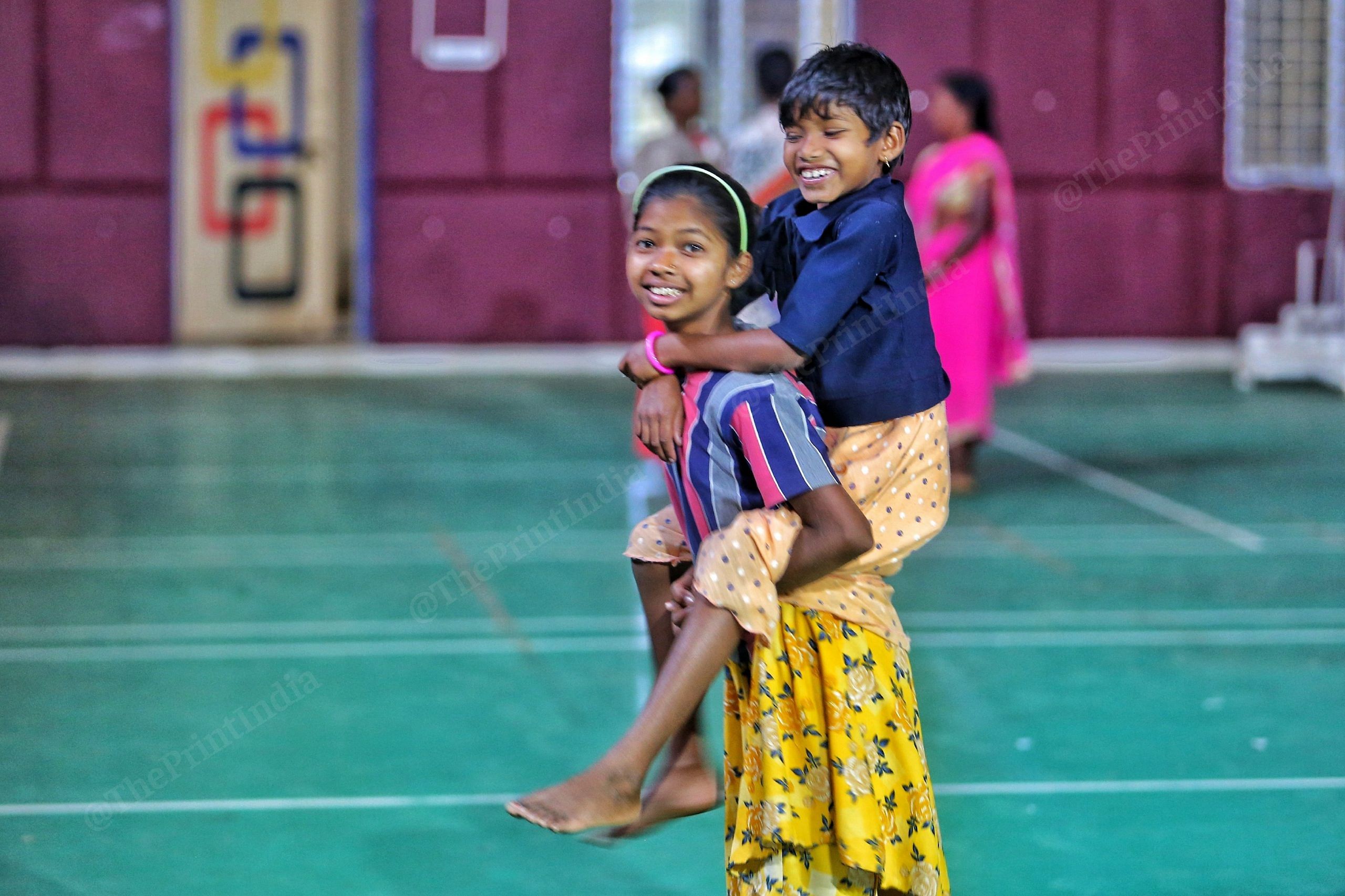 Most of the kids at the camp have found ways to look beyond the grim to find reasons to smile | Photo: Praveen Jain | ThePrint