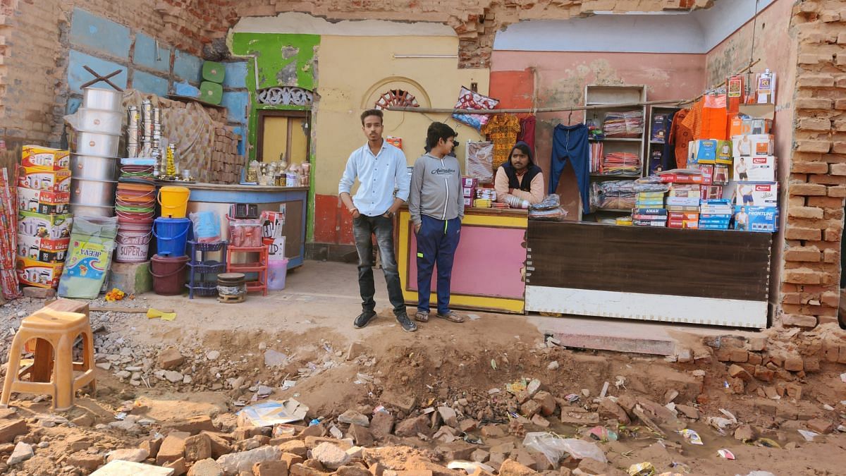 A local business affected by the road-widening project in Ayodhya | Credit: Pooja Kher, ThePrint
