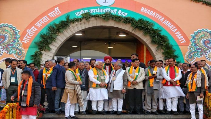 The BJP national executive meeting ended in New Delhi Tuesday. | Manisha Mondal | ThePrint