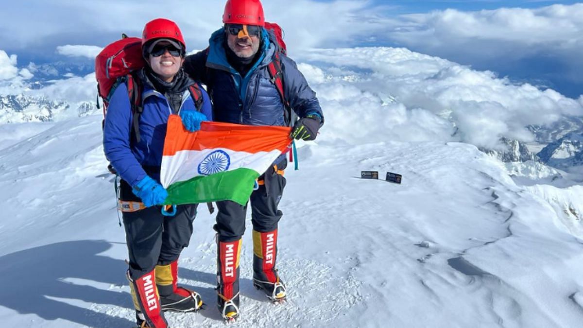 In 2022, Ajeet and Deeya Bajaj scaled Denali, also called Mount McKinley, the highest mountain peak of North America | Ajeet Bajaj/ Deeya Bajaj