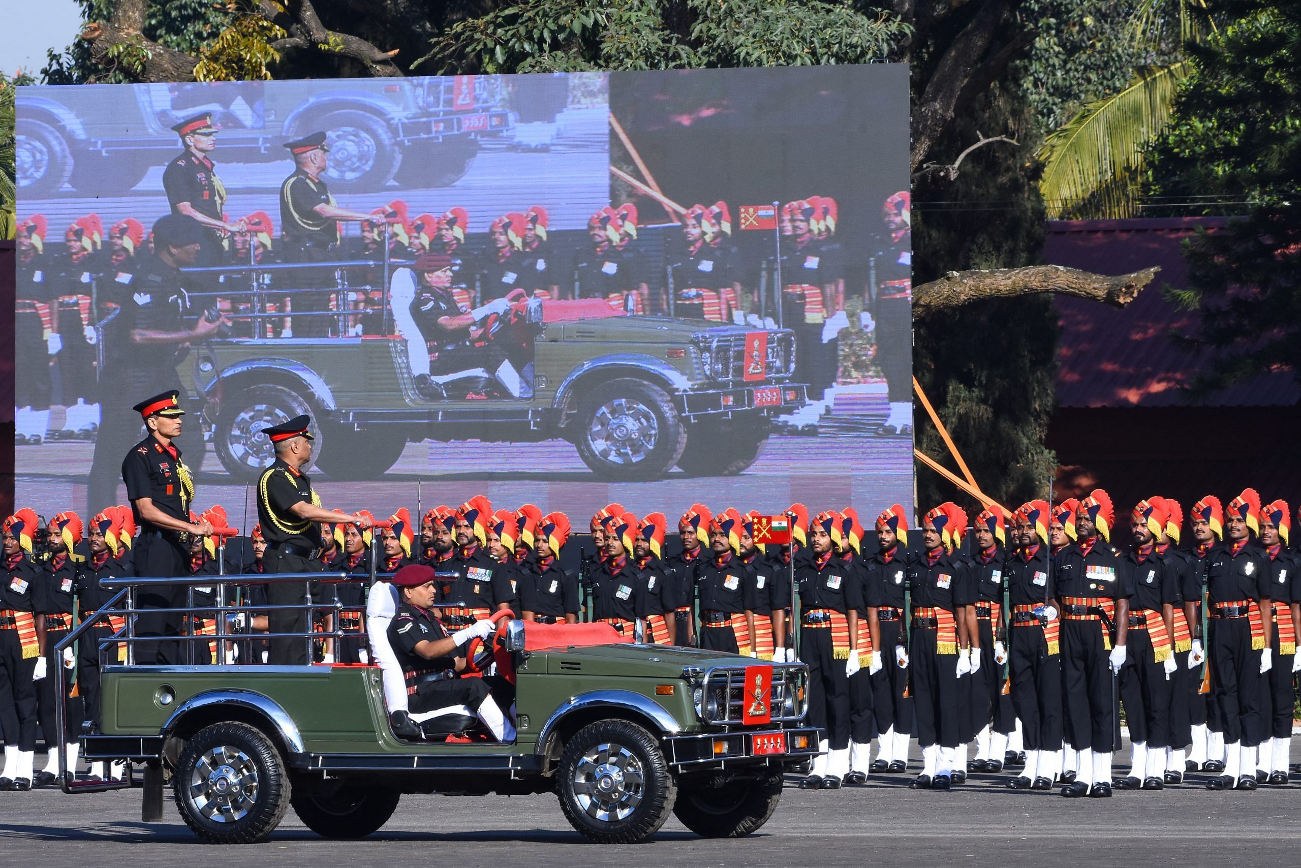 Chief of Army Staff General Manoj Pande during 75th Army Day celebrations | Suraj Singh Bisht | ThePrint