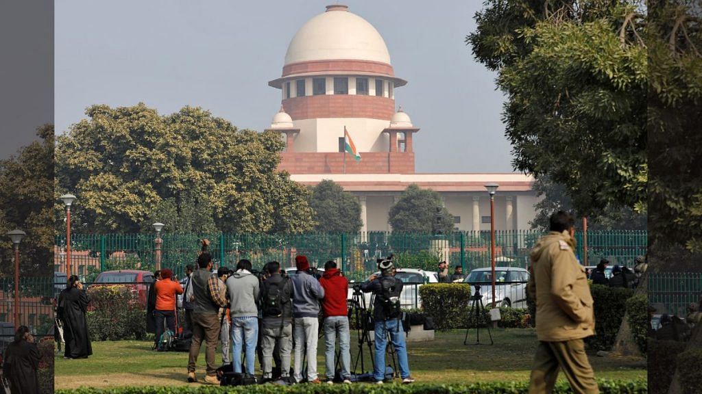 File photo of the Supreme Court in New Delhi | Reuters
