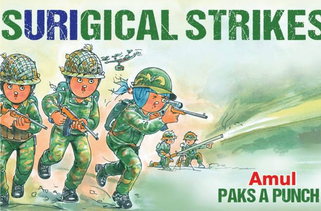 Amul's ad on the surgical strikes in Uri | Twitter