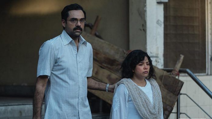 Abhay Deol and Rajshri Deshpande as the Krishnamoorthys in Trial by Fire | Netflix