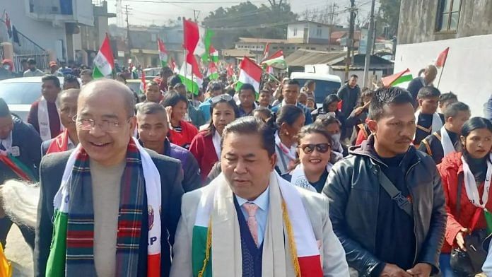 UDP leaders during a rally | Facebook @The United Democratic Party Meghalaya