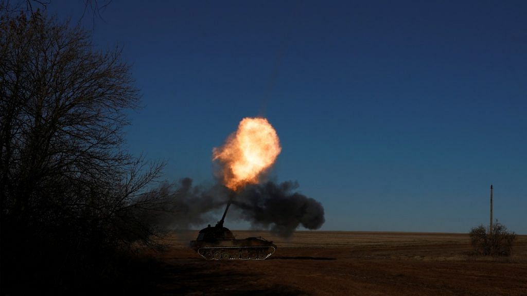 Ukrainian army, of the 43rd Heavy Artillery Brigade fire a German howitzer Panzerhaubitze 2000, as Russia's attack on Ukraine continues, near Soledar, Ukraine | Reuters