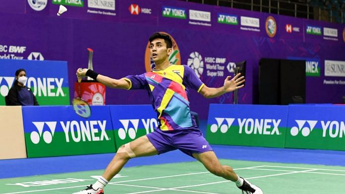 File photo of Indian shuttler Lakshya Sen | ANI