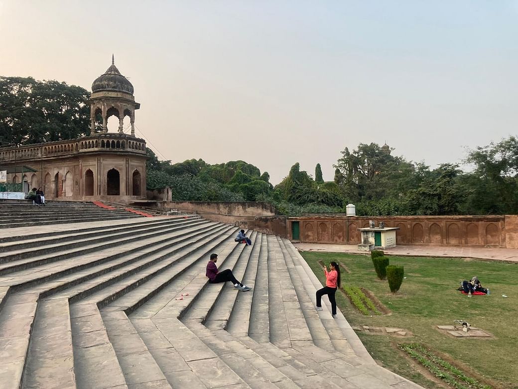 Couples at the Bara Imambara complex in Lucknow | Photo: Vandana Menon, ThePrint