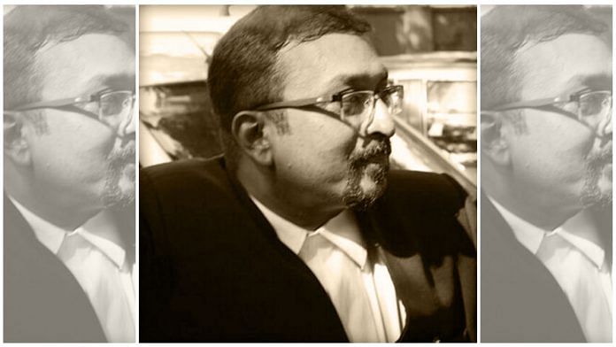 File photo of advocate R. John Sathyan | Twitter @advocatesathyan