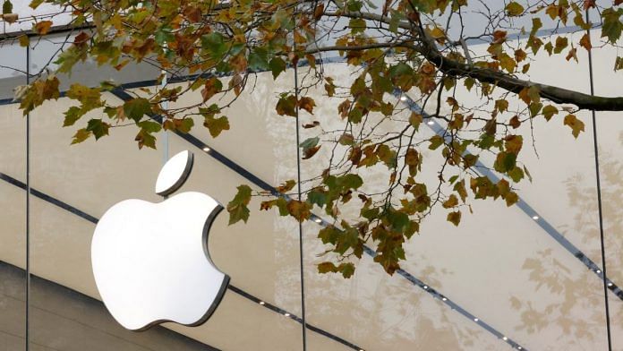 The Apple Inc logo is seen at the entrance to the Apple store in Brussels, Belgium | Reuters file photo