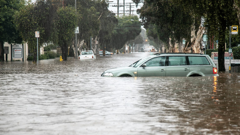 Torrential downpours & mudslide threats prompt evacuations along California coast