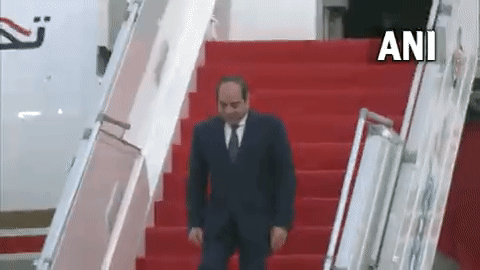 Egyptian President El-Sisi arrives in India, to be chief guest at Republic Day parade